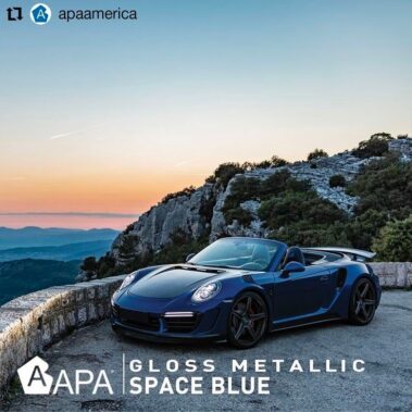 autó fólia space blue